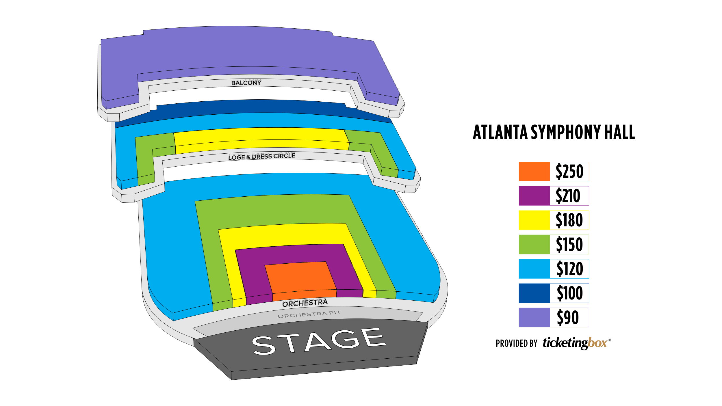 Atlanta Symphony Hall Seating Chart