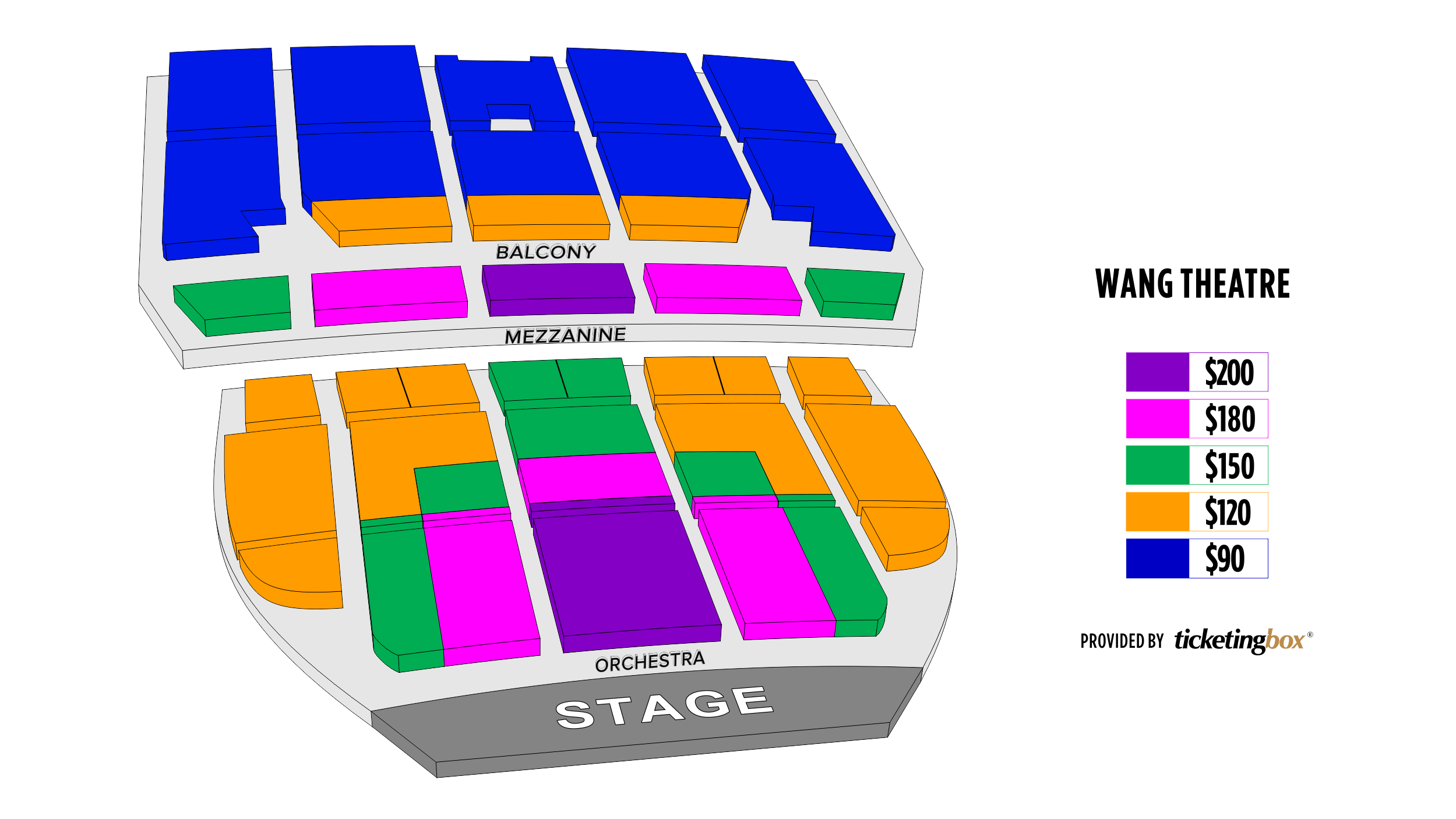 Wang Theater Boston Ma Seating Chart