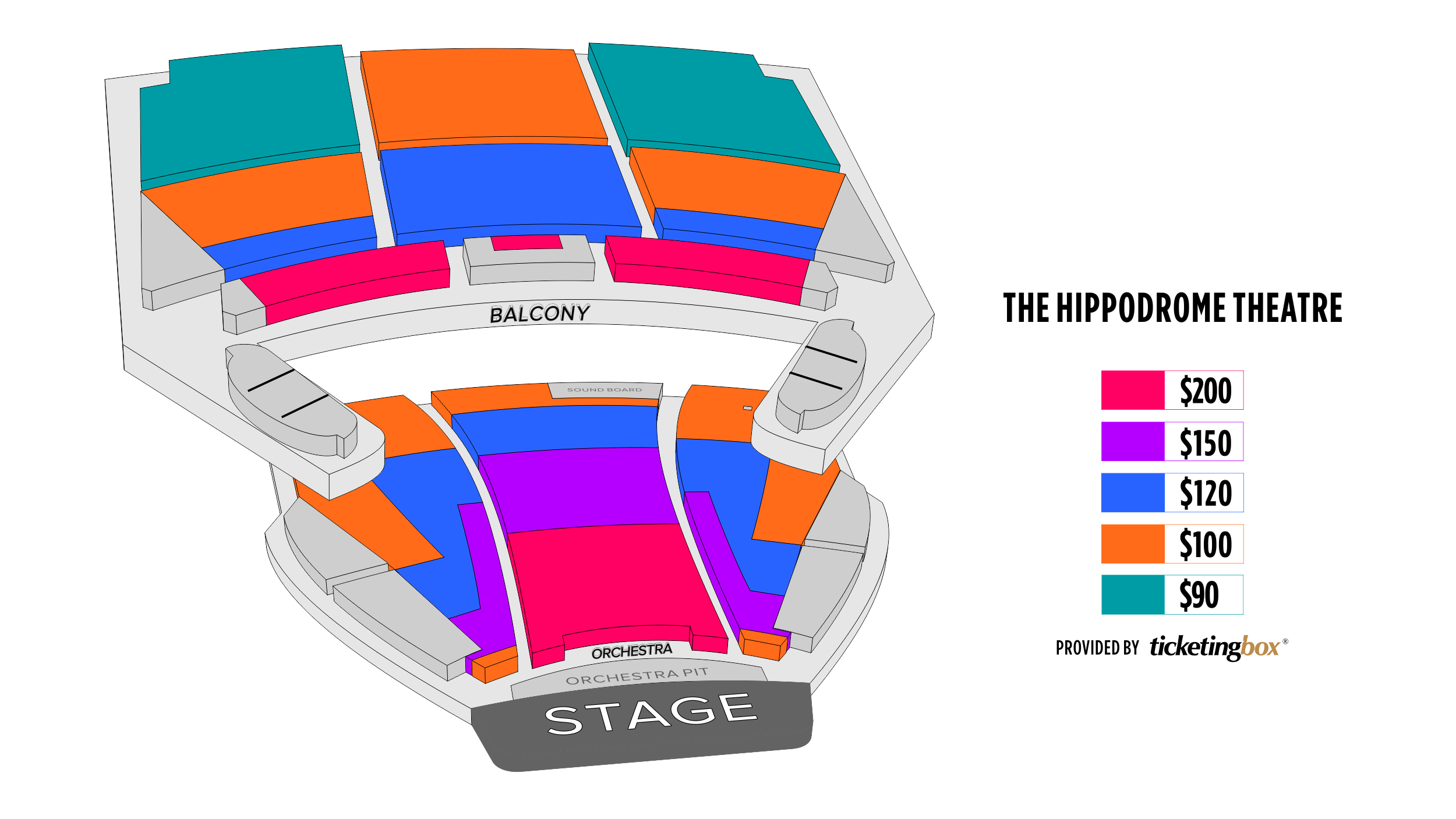 Baltimore The Hippodrome Theatre Seating Chart