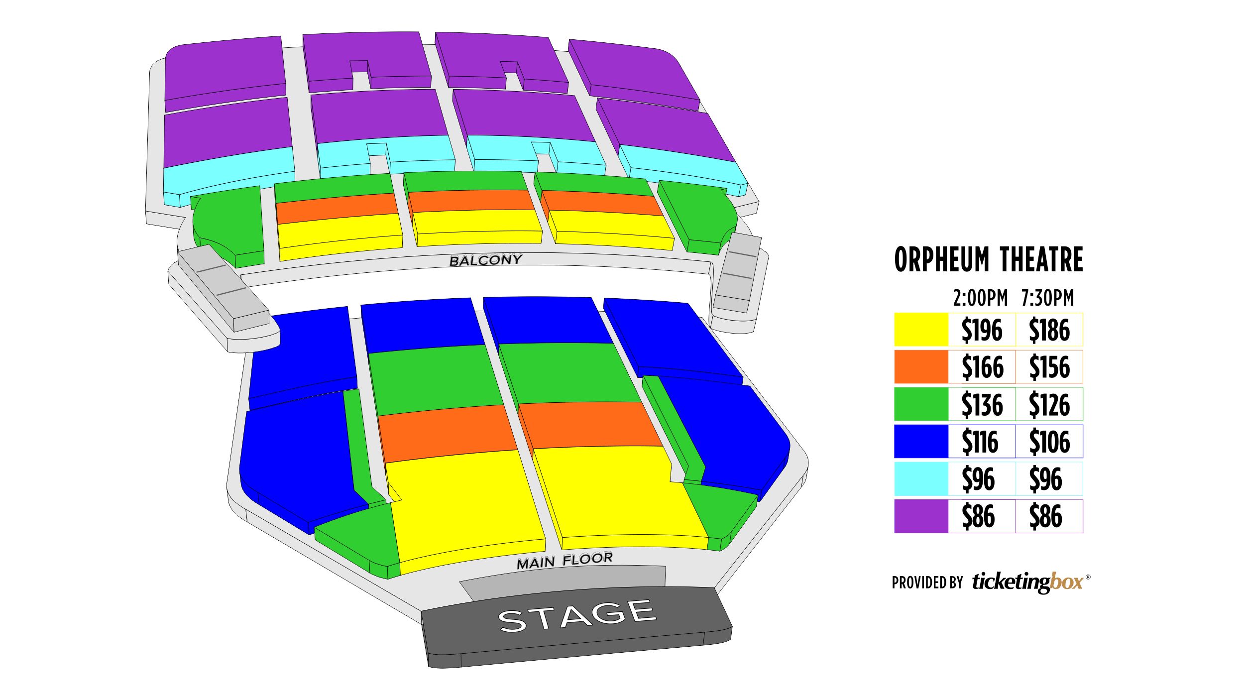 Minneapolis Orpheum Theatre Seating Chart