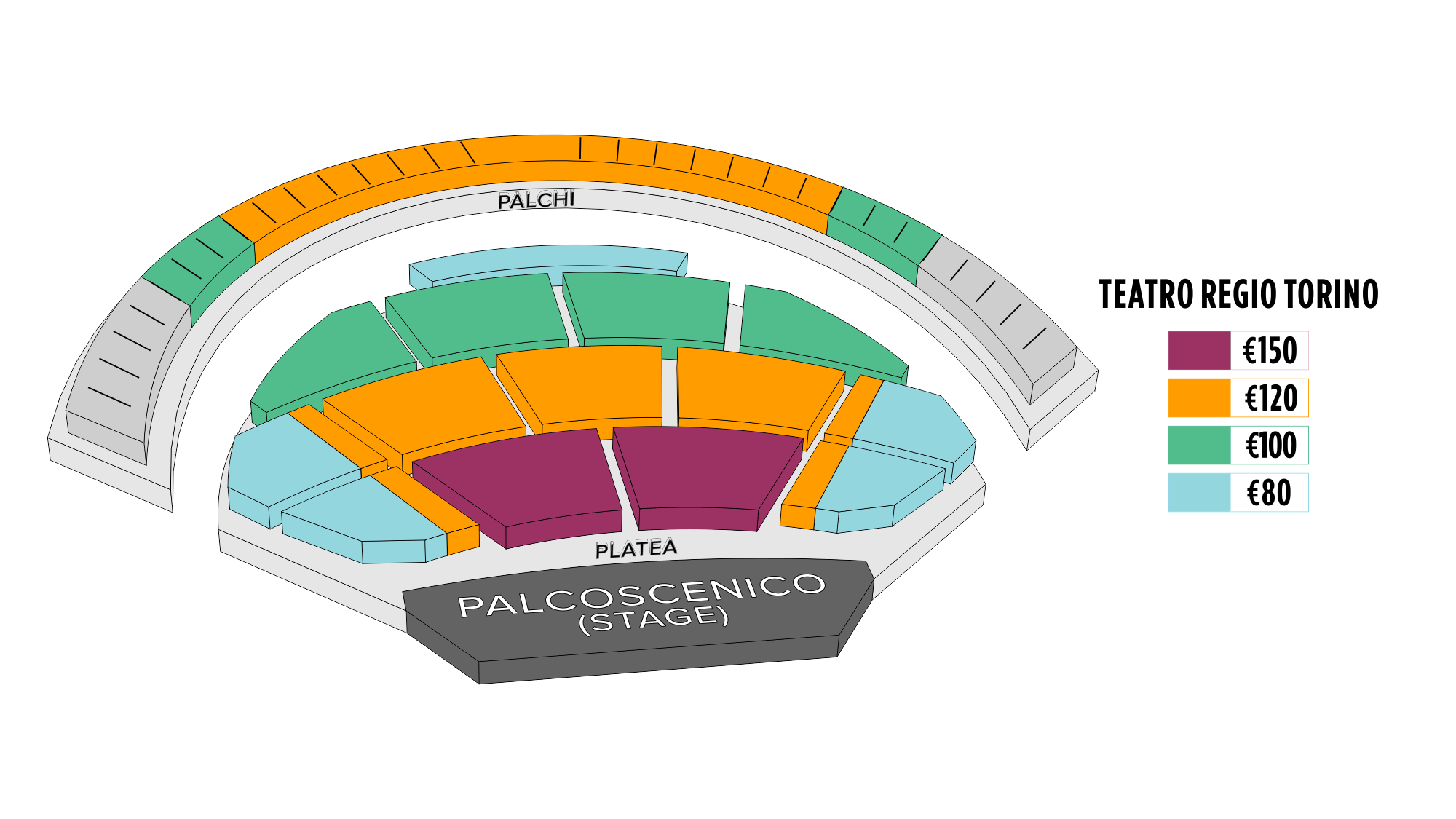Torino Teatro Regio Torino Seating Chart